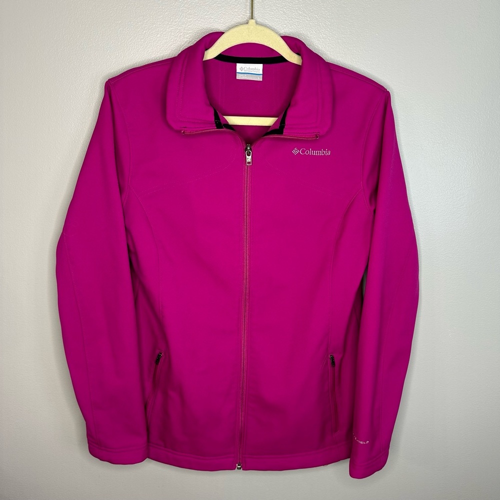 Columbia Kruser Ridge Softshell Omni-Shield Pink Jacket Women’s Size Large